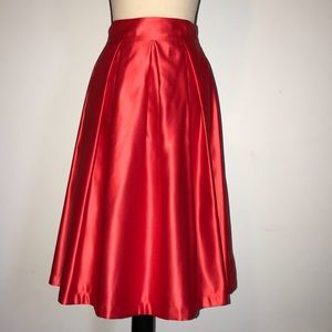 A-Line pleated skirt